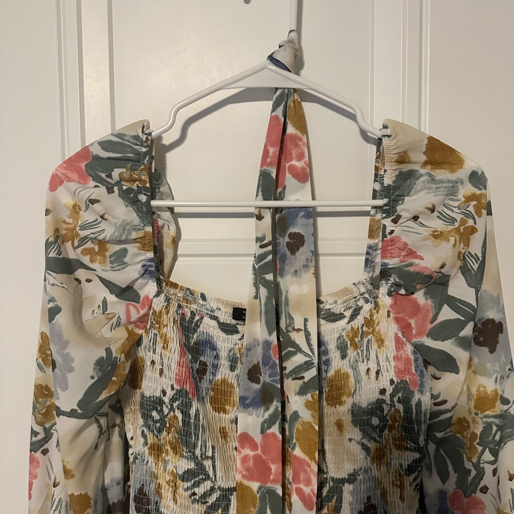 Floral midi dress
